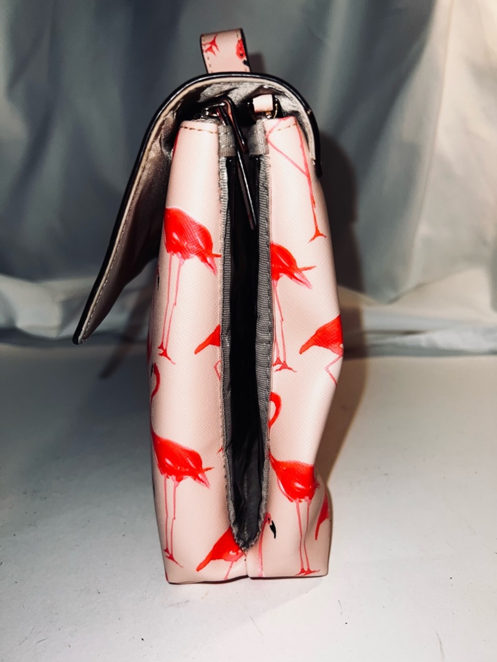 KATE SPADE Flamingo Shore Street Lita Makeup Bag Cosmetic Travel Case PINK RARE! - Picture 4 of 7